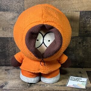 Vintage 1998 South Park Kenny Plush Doll Comedy Central Weighted Feet